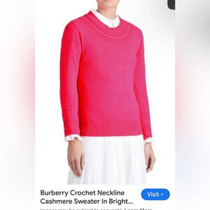 Burberry London Cashmere Mock Neck Sweater
Size: S